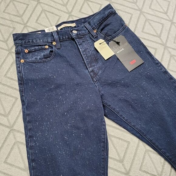 Levi's Wedgie Speckled High Rise Jeans - Picture 2 of 8